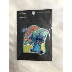 Lilo and Stitch Iron on Patch-Stitch with Surfboard